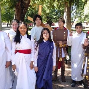 Vía Crucis en espacio abierto